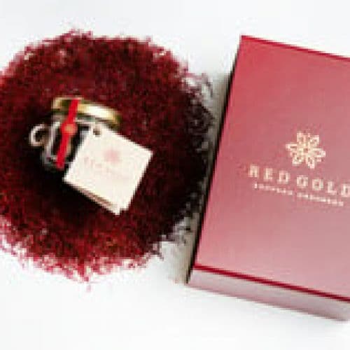 Zəfəran Red Gold Absheron, 1 q (hədiyyə qutusu)